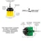 Drill Brush Power Scrubber By Useful Products 5 in W 5 in L Brush, Variety L-Y2GO-QC-DB - alternate 5